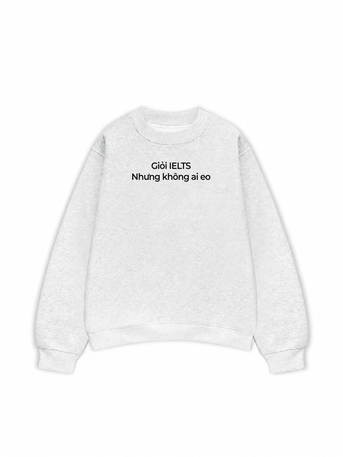 Áo Sweater Nỉ Hai Da Không Ai Eo