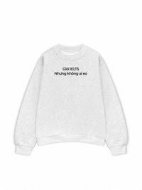 Áo Sweater Nỉ Hai Da Không Ai Eo