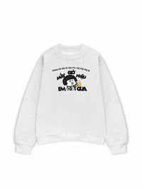Áo Sweater Nỉ Hai Da Thương Anh Mấy Núi Cũng Trèo