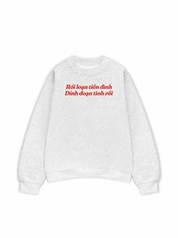 Áo Sweater Nỉ Hai Da Rối Loạn Tiền Đình