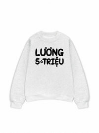 Áo Sweater Nỉ Hai Da Lương Năm Triệu