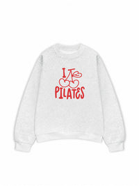Áo Sweater Nỉ Hai Da Love Pilates