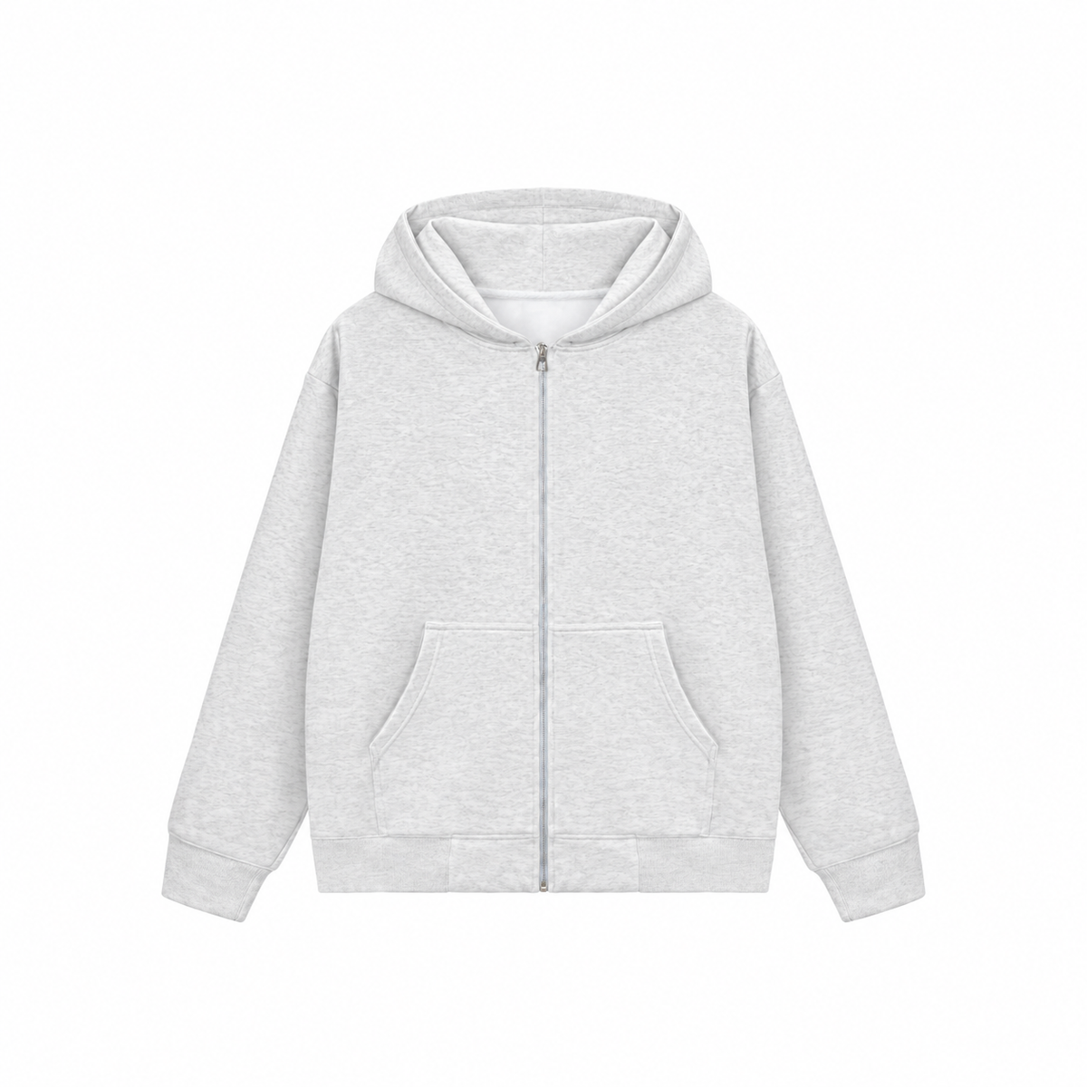 Áo Hoodie Zip Nỉ Hai Da Hơi Mệt Basic