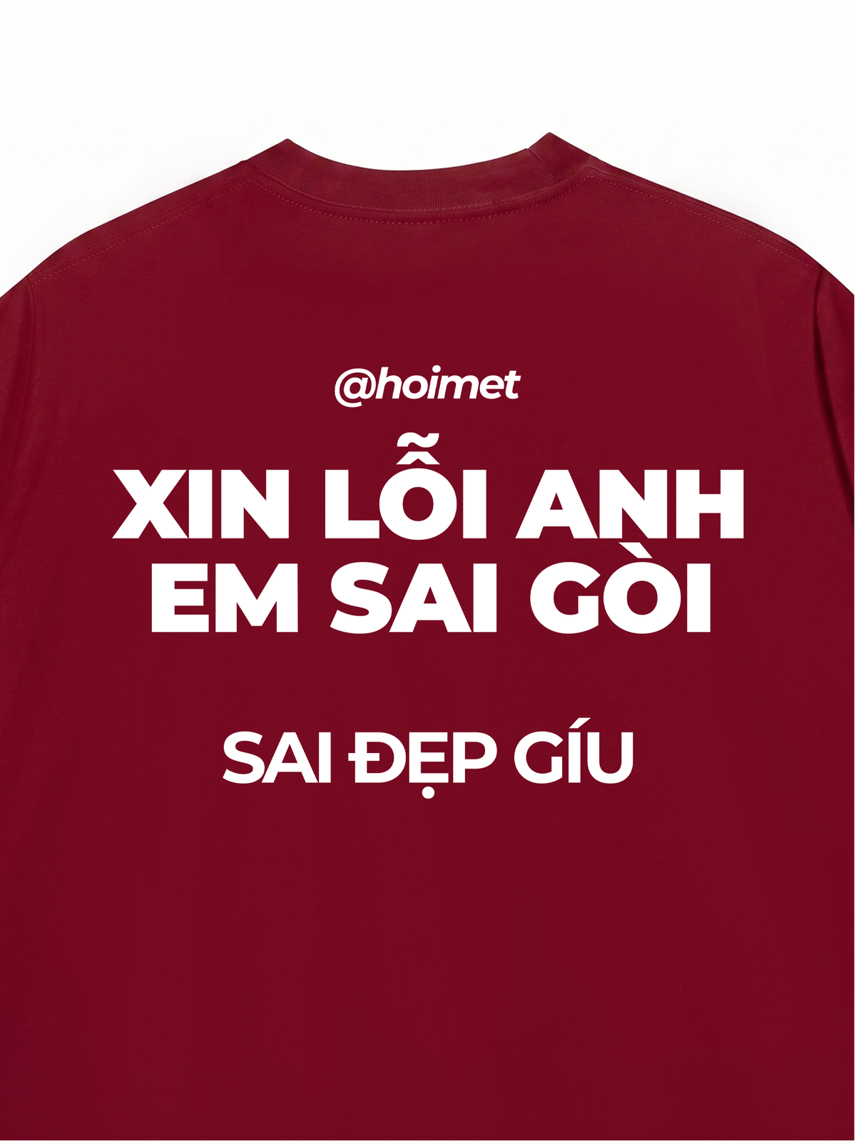 Áo Thun Relaxed Fit Xin Lỗi Anh