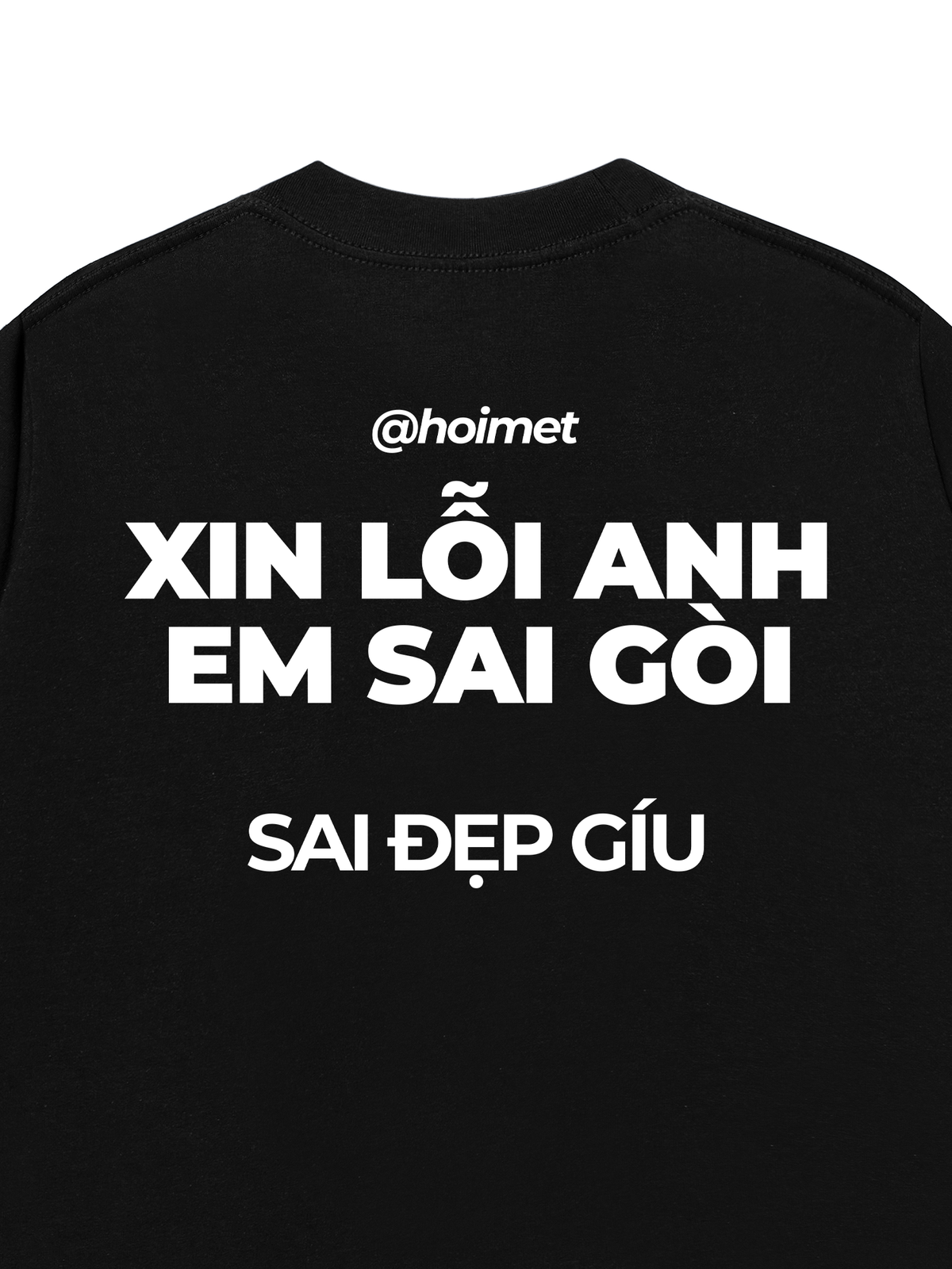 Áo Thun Relaxed Fit Xin Lỗi Anh