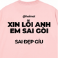 Áo Thun Relaxed Fit Xin Lỗi Anh