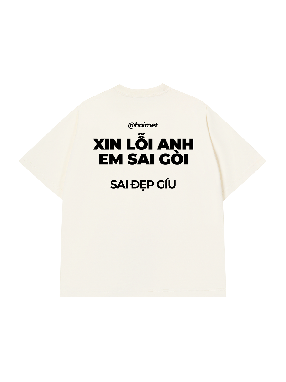 Áo Thun Relaxed Fit Xin Lỗi Anh