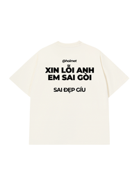Áo Thun Relaxed Fit Xin Lỗi Anh