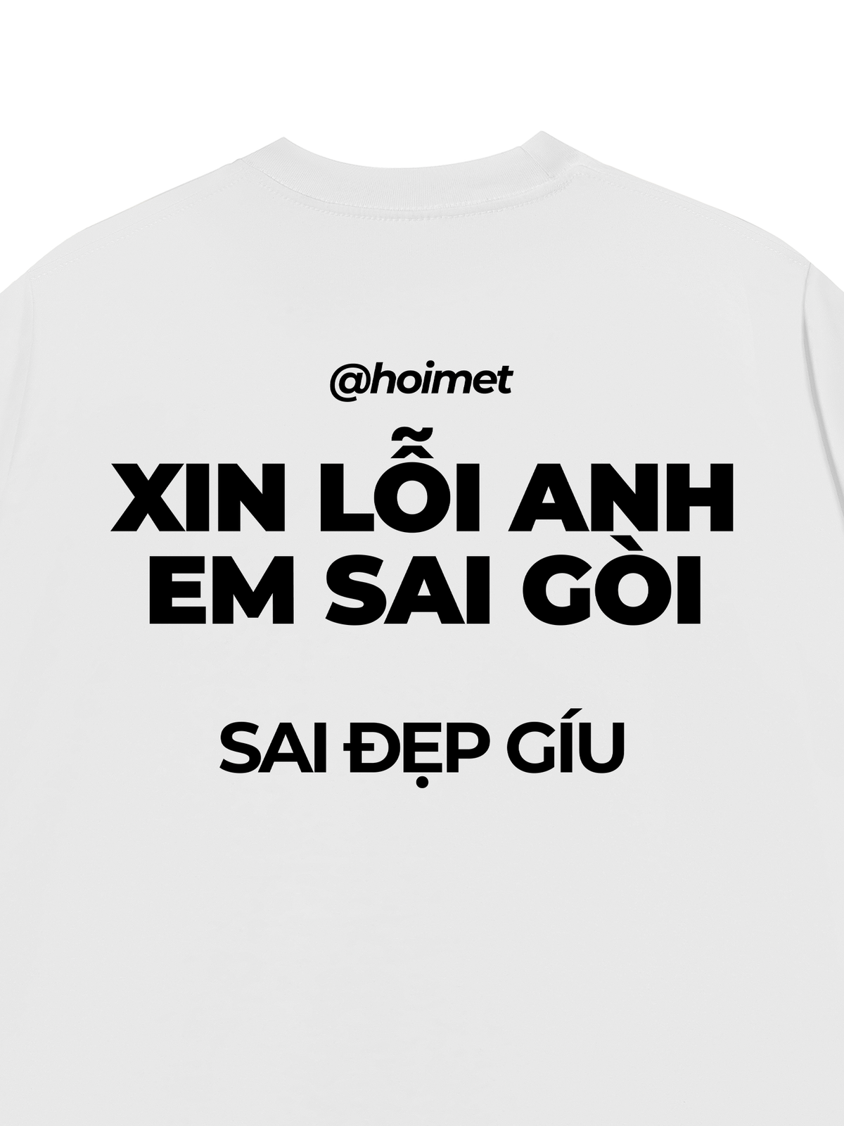 Áo Thun Relaxed Fit Xin Lỗi Anh