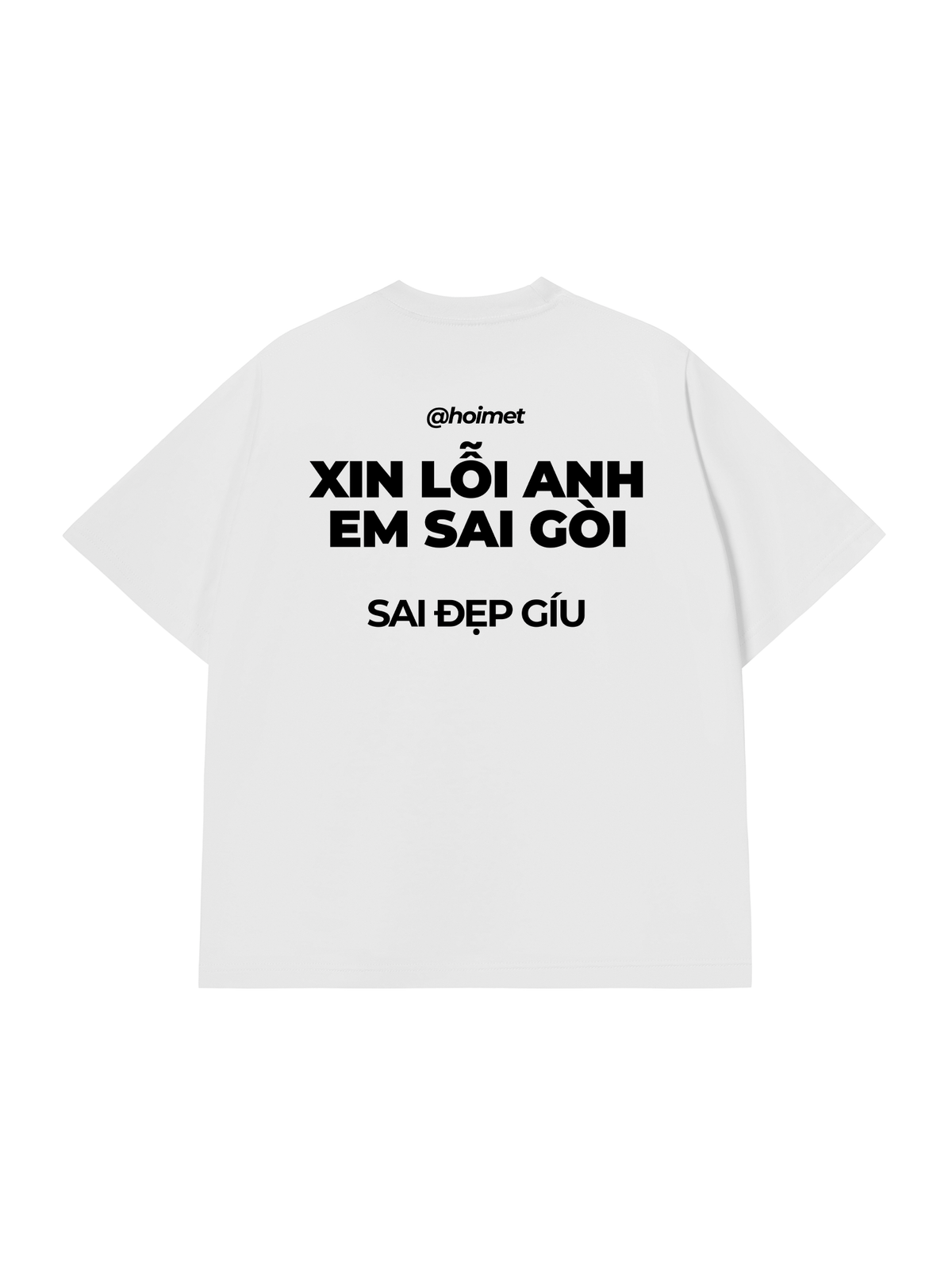 Áo Thun Relaxed Fit Xin Lỗi Anh