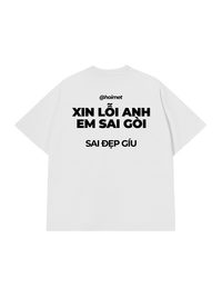 Áo Thun Relaxed Fit Xin Lỗi Anh
