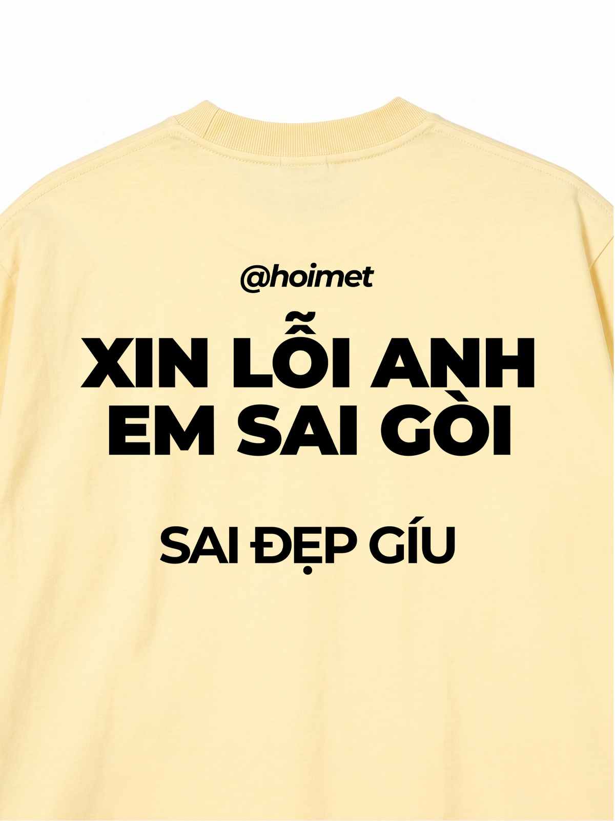 Áo Thun Relaxed Fit Xin Lỗi Anh