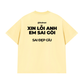 Áo Thun Relaxed Fit Xin Lỗi Anh