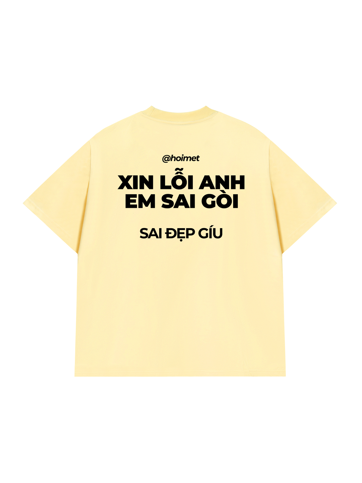 Áo Thun Relaxed Fit Xin Lỗi Anh