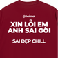 Áo Thun Relaxed Fit Xin Lỗi Em