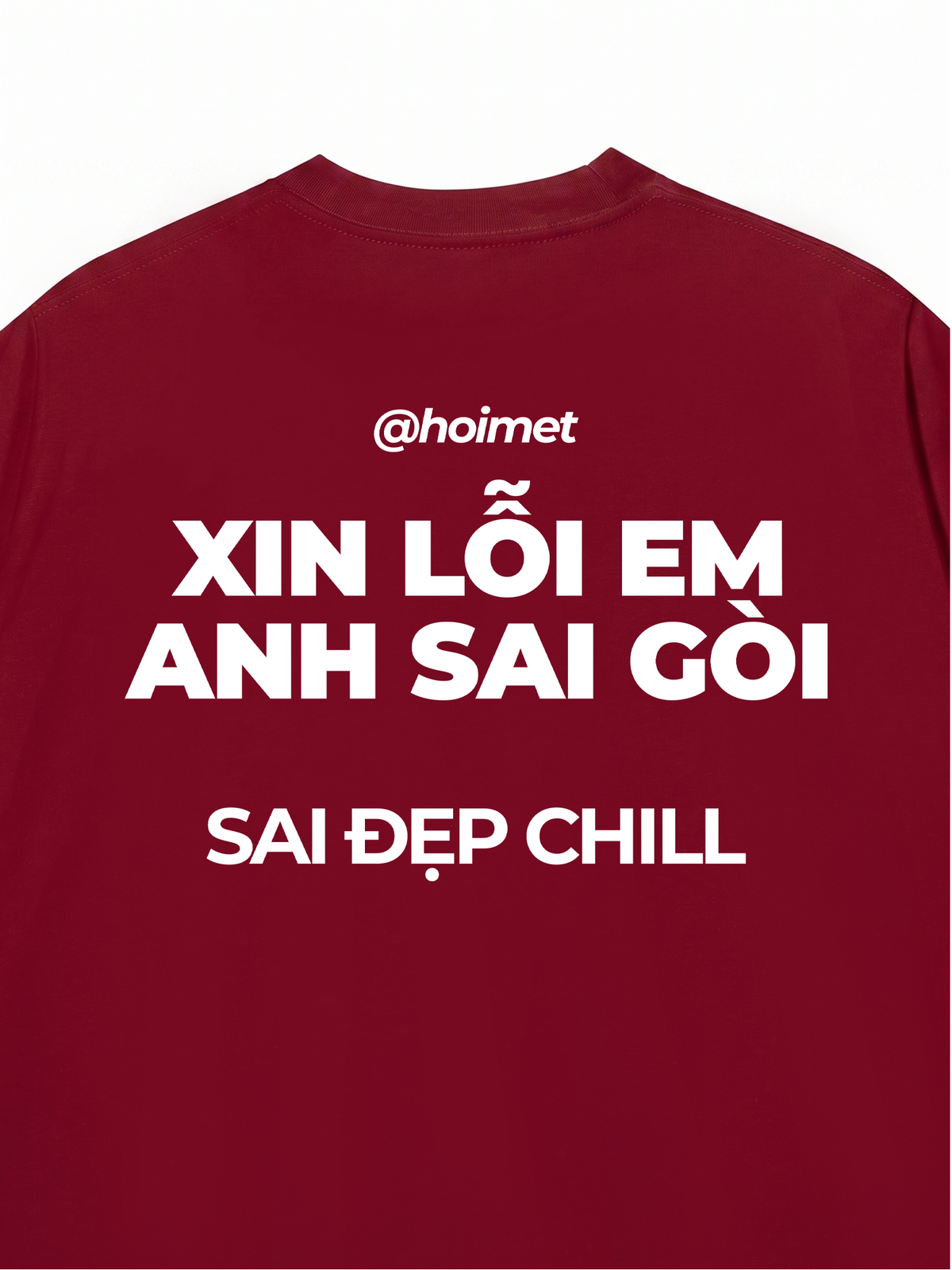 Áo Thun Relaxed Fit Xin Lỗi Em