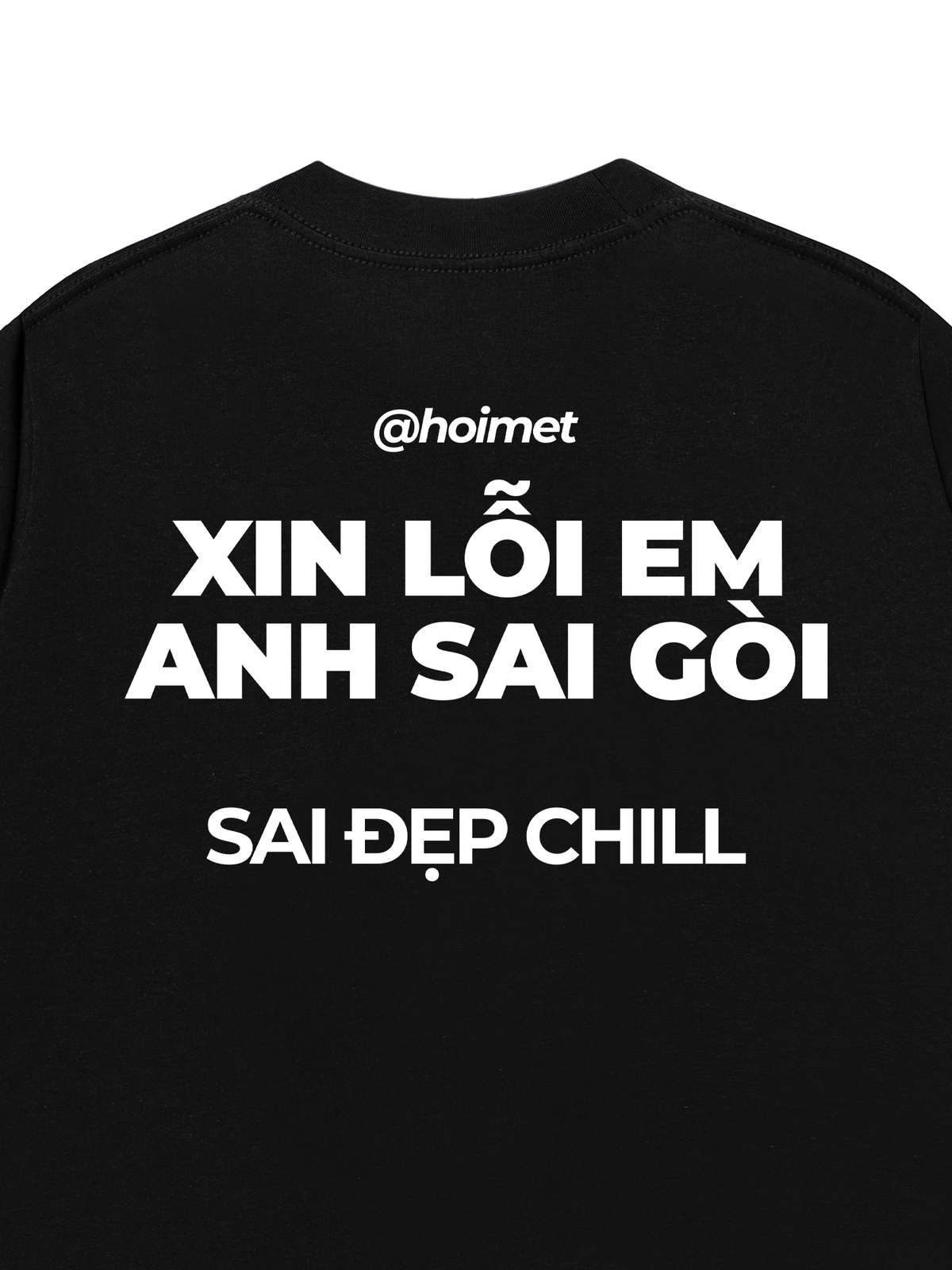 Áo Thun Relaxed Fit Xin Lỗi Em