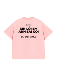 Áo Thun Relaxed Fit Xin Lỗi Em