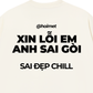 Áo Thun Relaxed Fit Xin Lỗi Em
