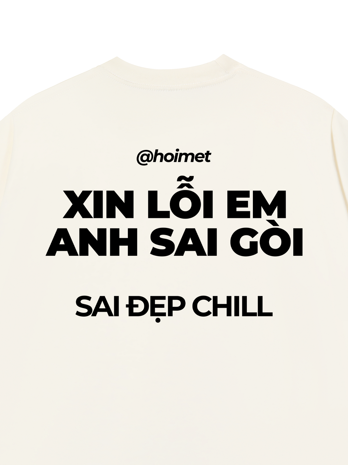 Áo Thun Relaxed Fit Xin Lỗi Em