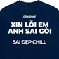 Áo Thun Relaxed Fit Xin Lỗi Em