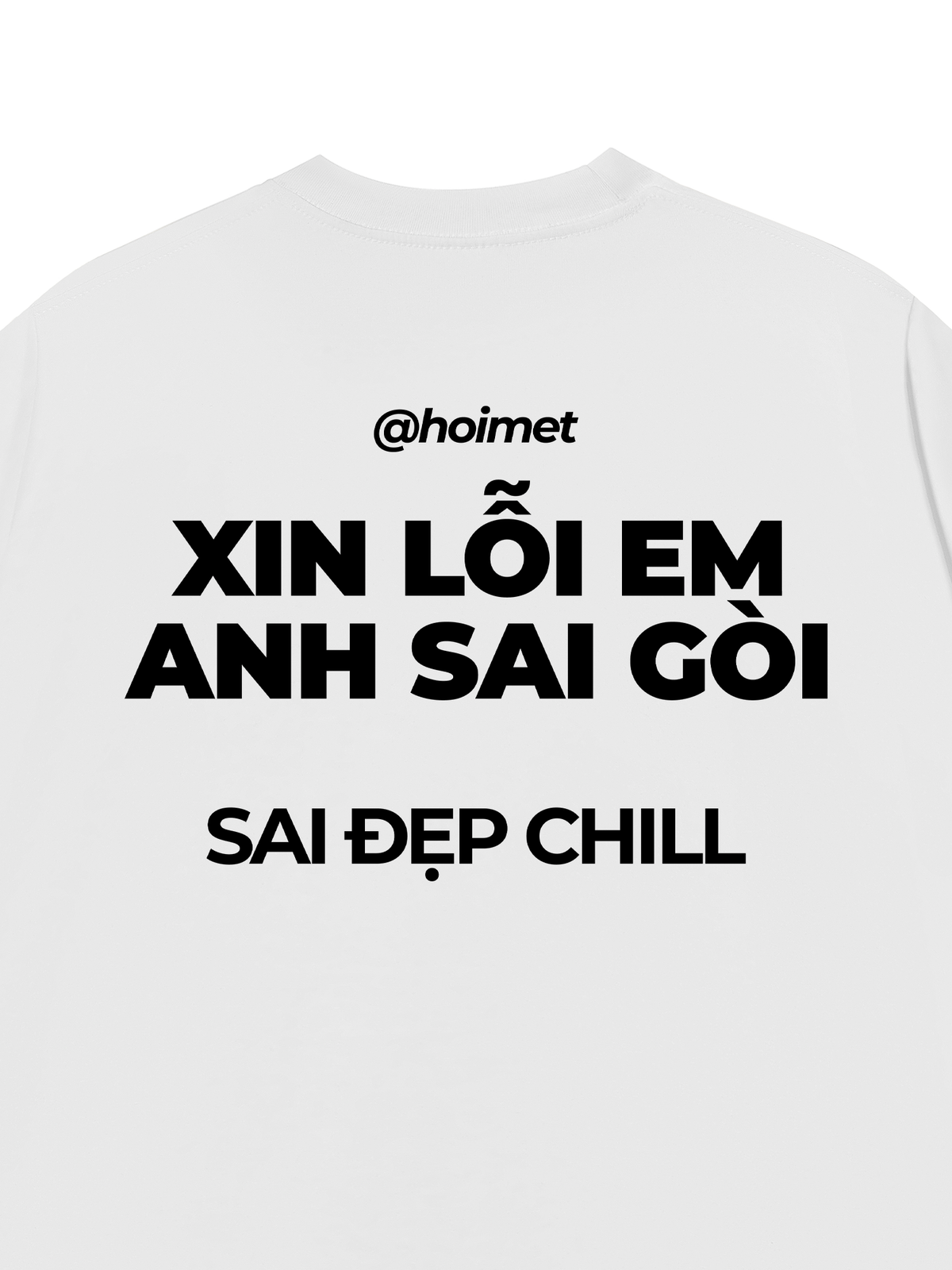 Áo Thun Relaxed Fit Xin Lỗi Em