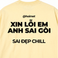 Áo Thun Relaxed Fit Xin Lỗi Em