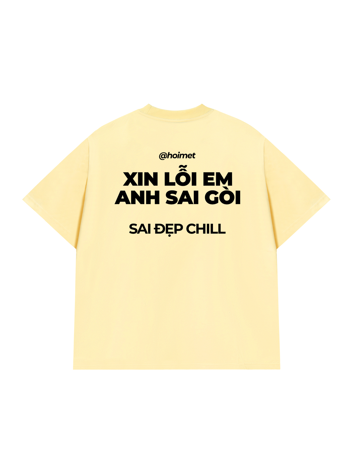 Áo Thun Relaxed Fit Xin Lỗi Em