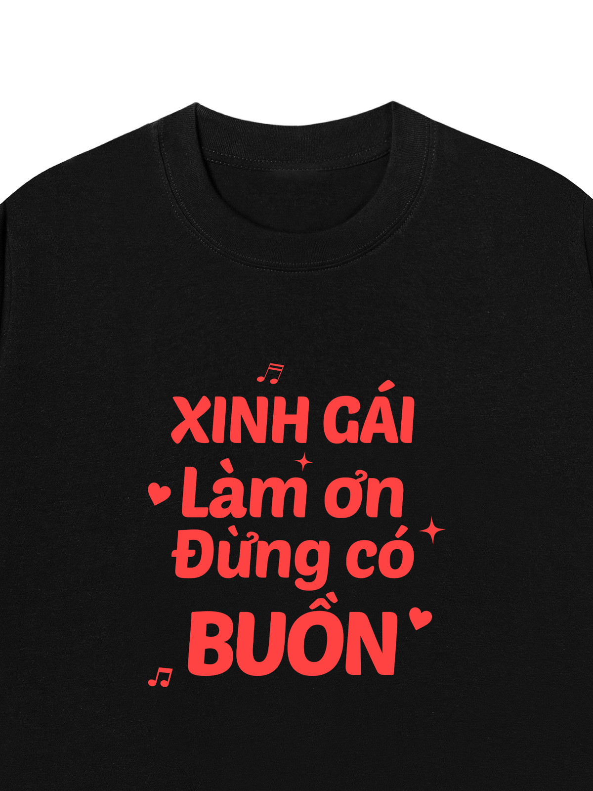 Áo Thun Relaxed Fit Xinh Gái Đừng Buồn