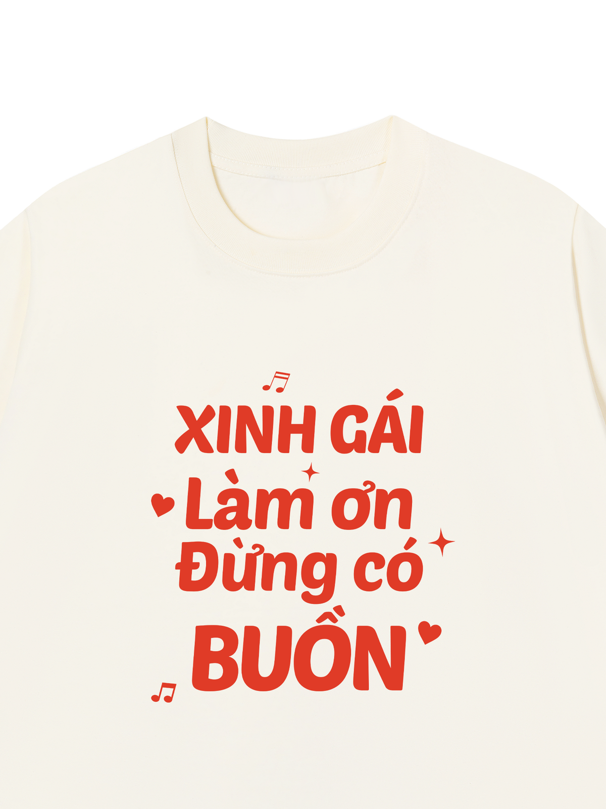 Áo Thun Relaxed Fit Xinh Gái Đừng Buồn