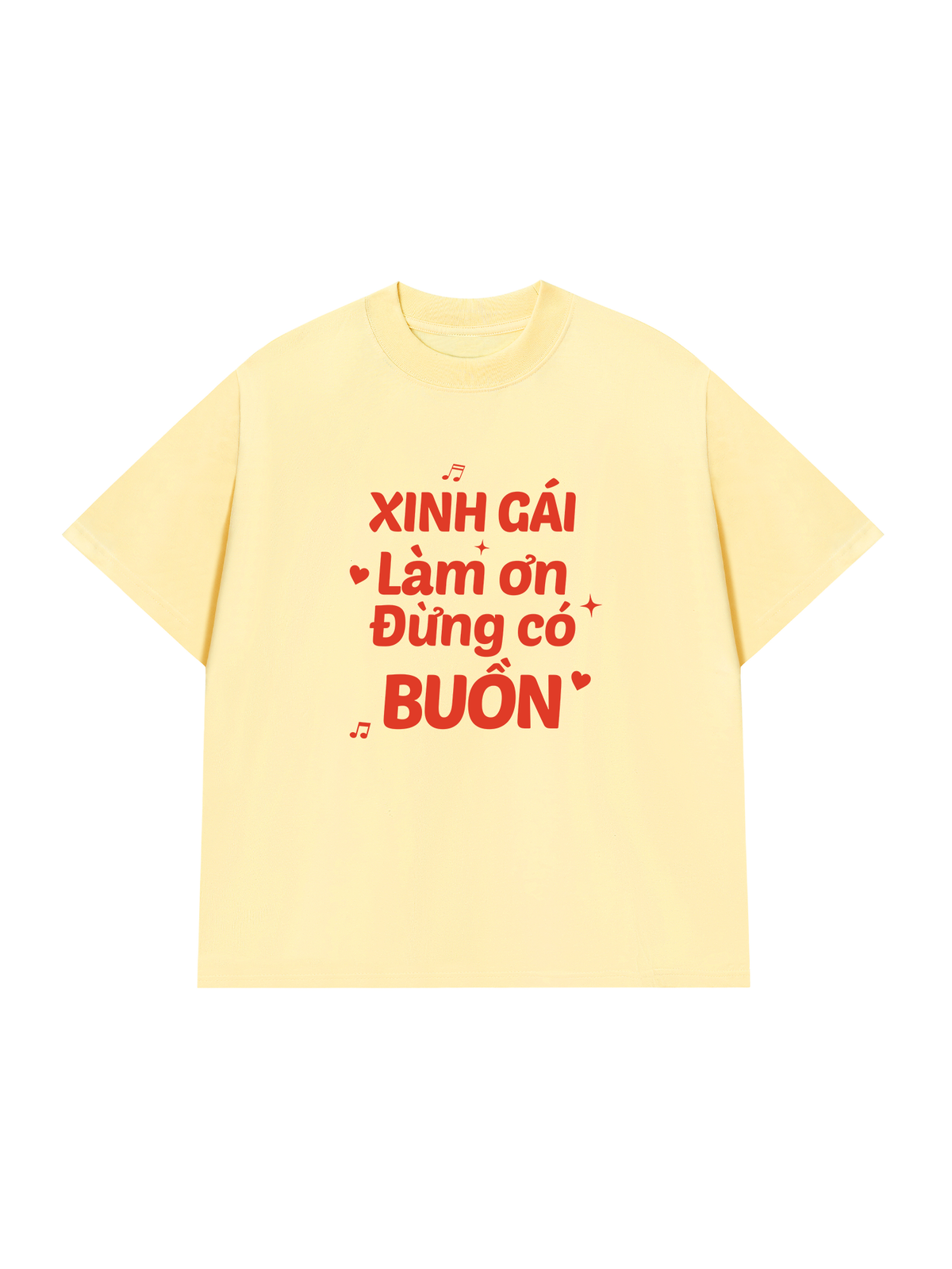 Áo Thun Relaxed Fit Xinh Gái Đừng Buồn
