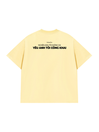 Áo Thun Relaxed Fit Yêu Anh Tôi Công Khai