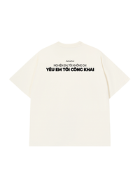 Áo Thun Relaxed Fit Yêu Em Tôi Công Khai
