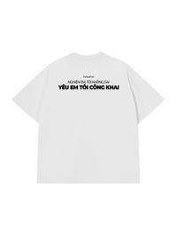 Áo Thun Relaxed Fit Yêu Em Tôi Công Khai