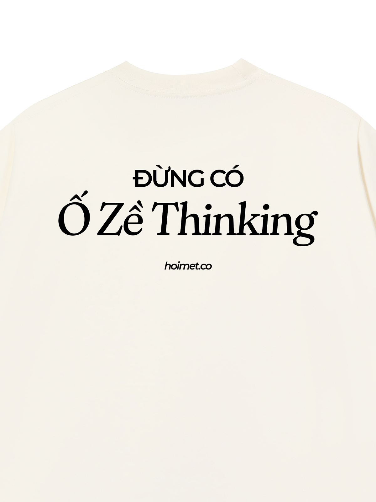 Áo Thun Relaxed Fit Ố Zề Thinking