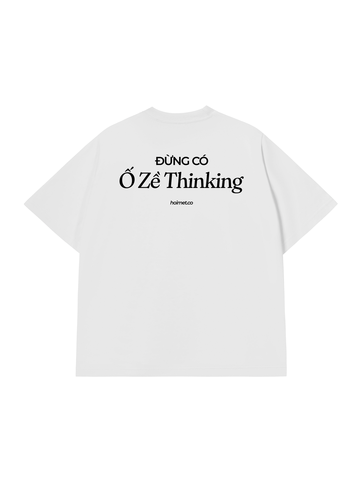 Áo Thun Relaxed Fit Ố Zề Thinking