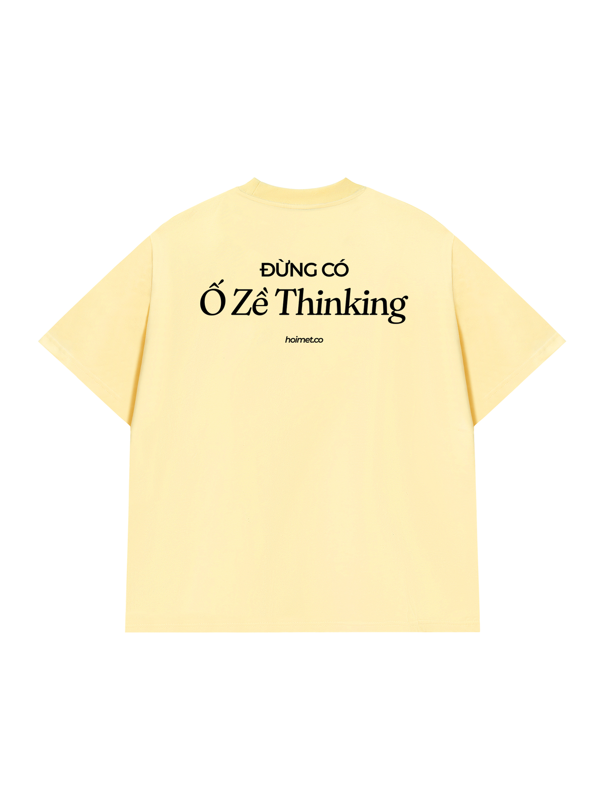 Áo Thun Relaxed Fit Ố Zề Thinking