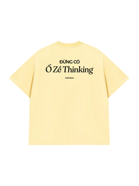 Áo Thun Relaxed Fit Ố Zề Thinking