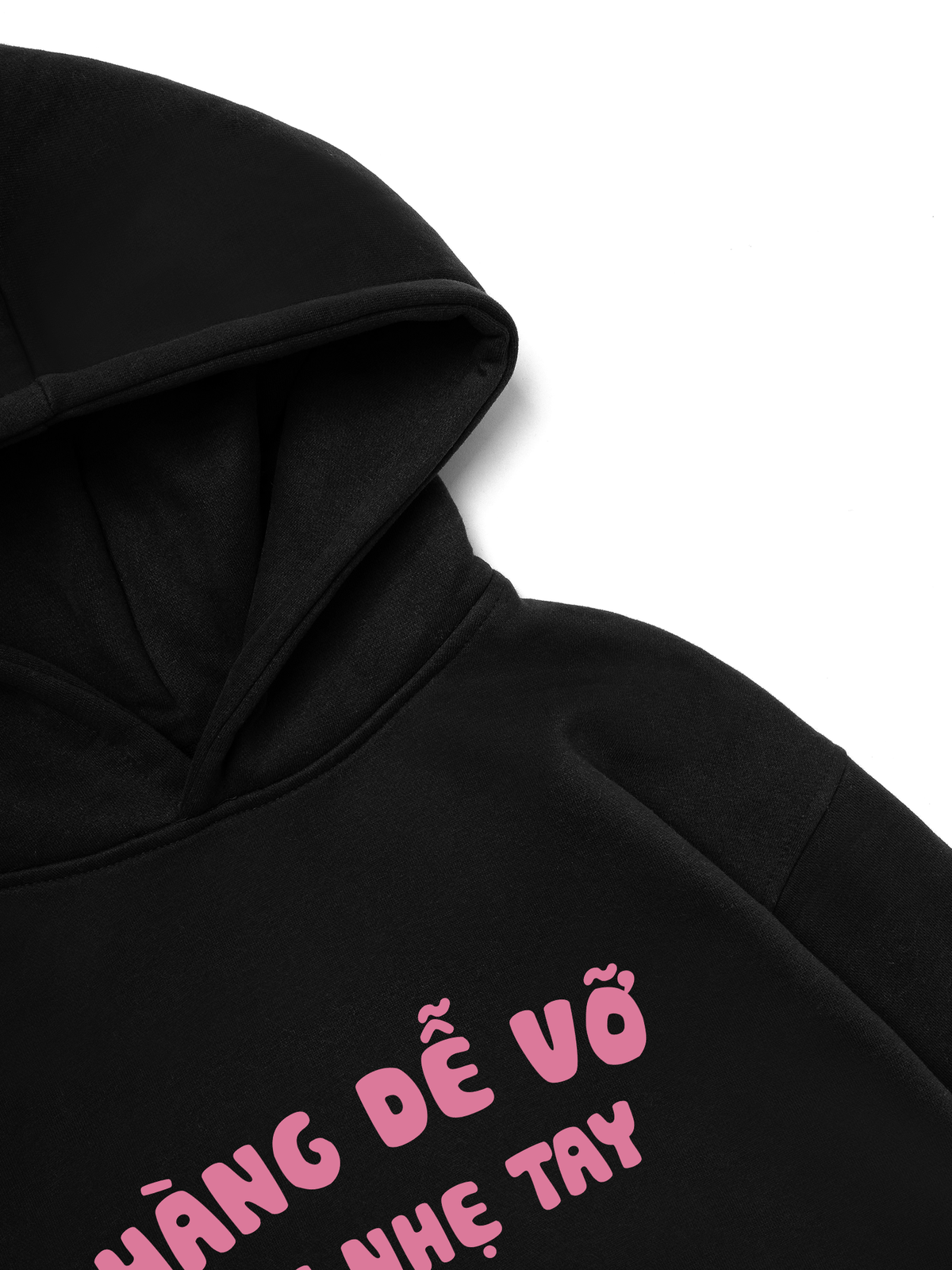Áo Hoodie Nỉ Hai Da Cẩn Thận Vỡ