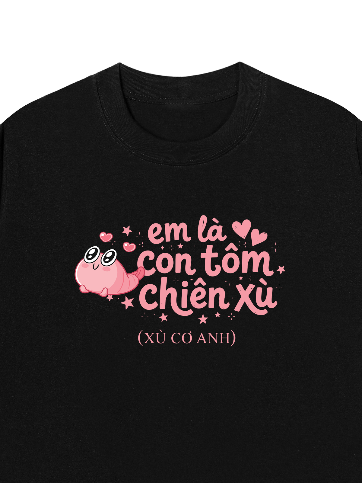 Áo Thun Relaxed Fit Tôm Chiên Xù