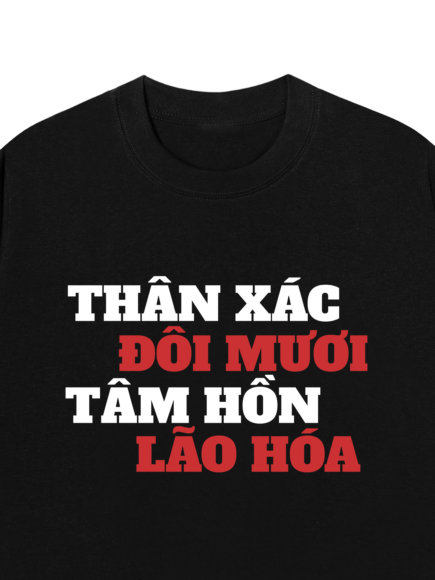 Áo Thun Relaxed Fit Thân Xác Đôi Mươi