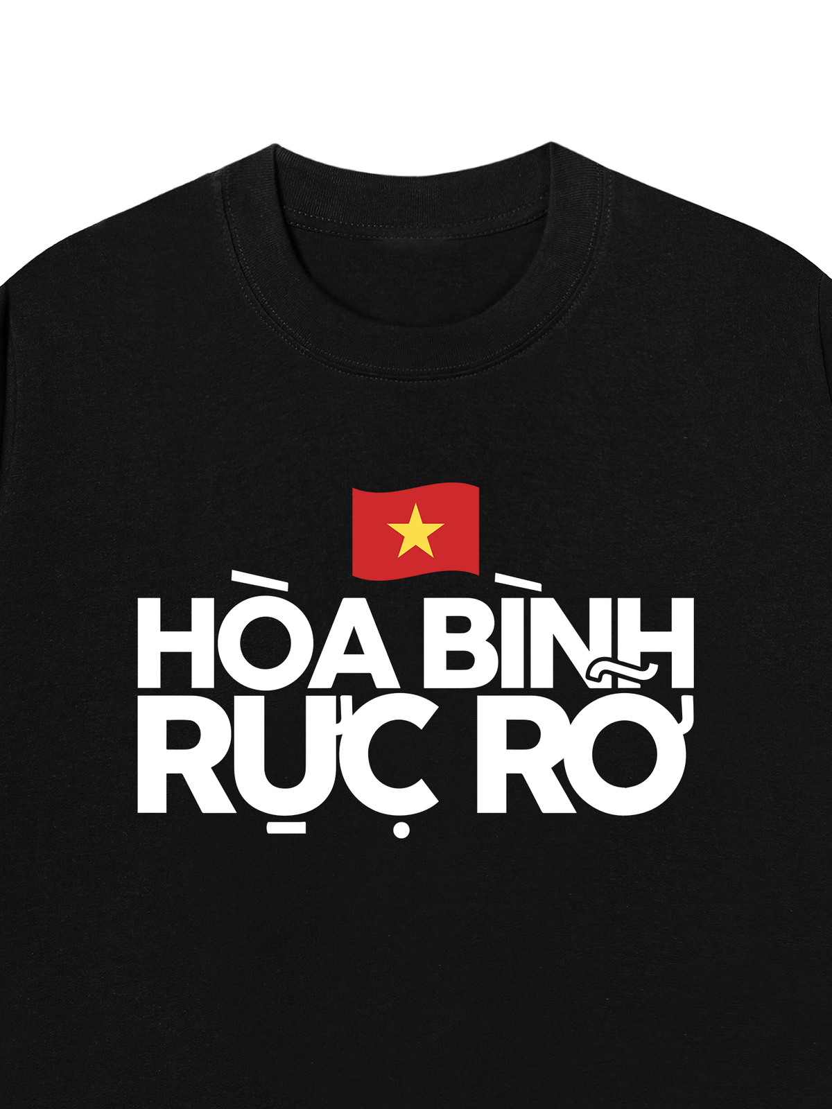 Áo Thun Relaxed Fit Hòa Bình Rực Rỡ