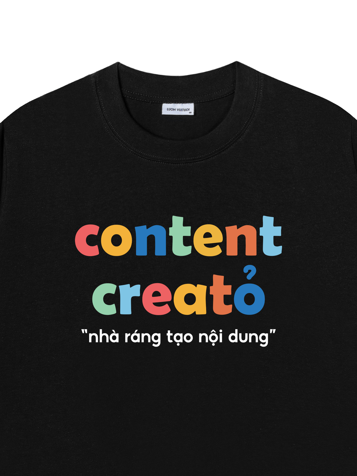 Áo Thun Relaxed Fit Content Creator