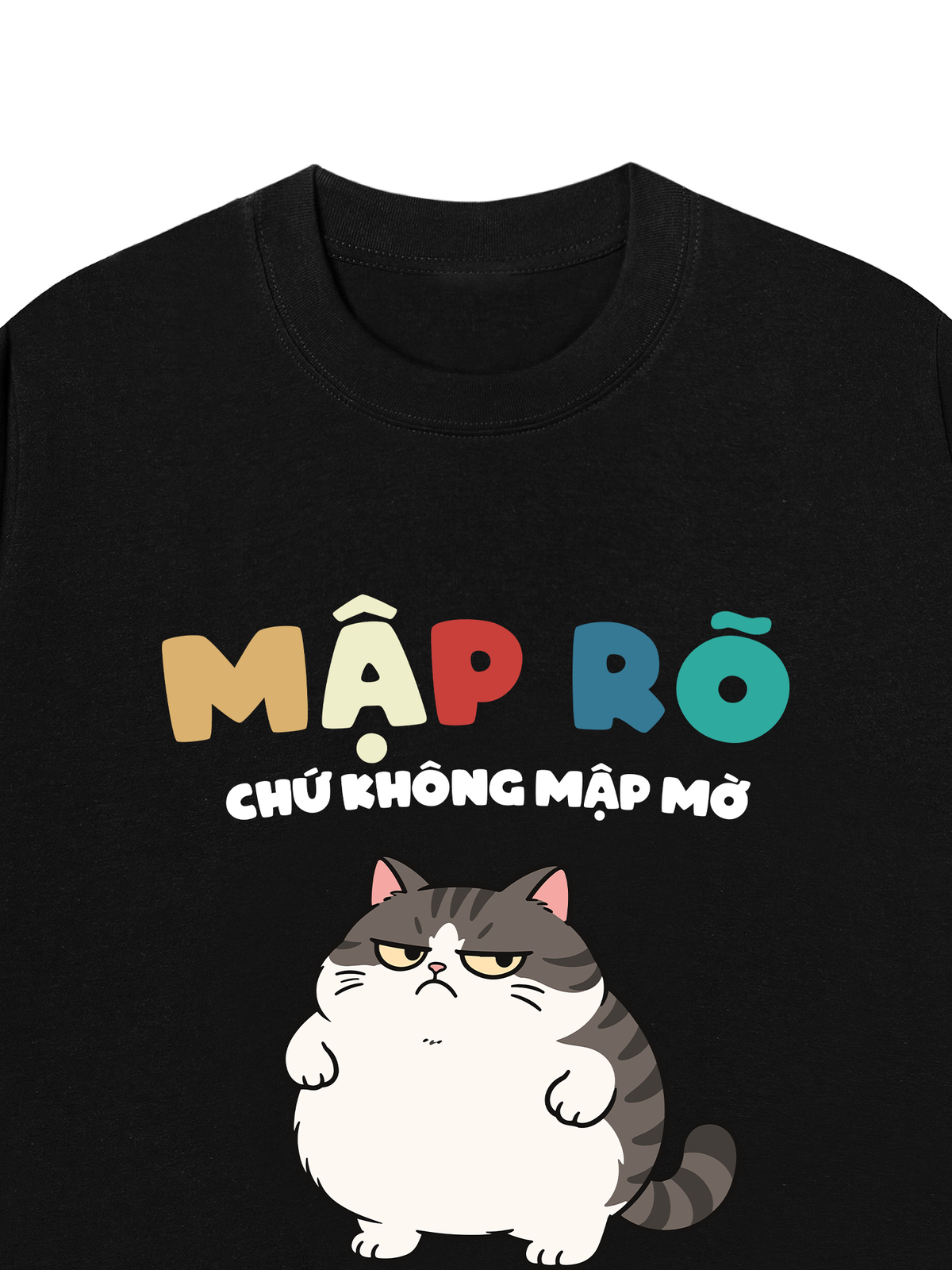 Áo Thun Relaxed Fit Mập Rõ