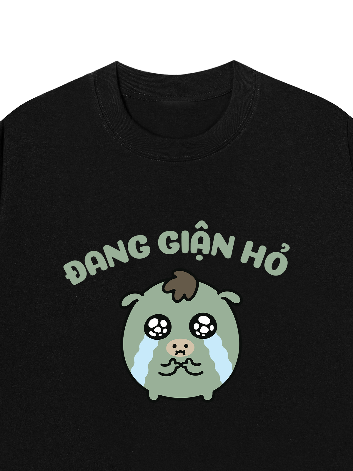 Áo Thun Relaxed Fit Đang Giận Hỏ