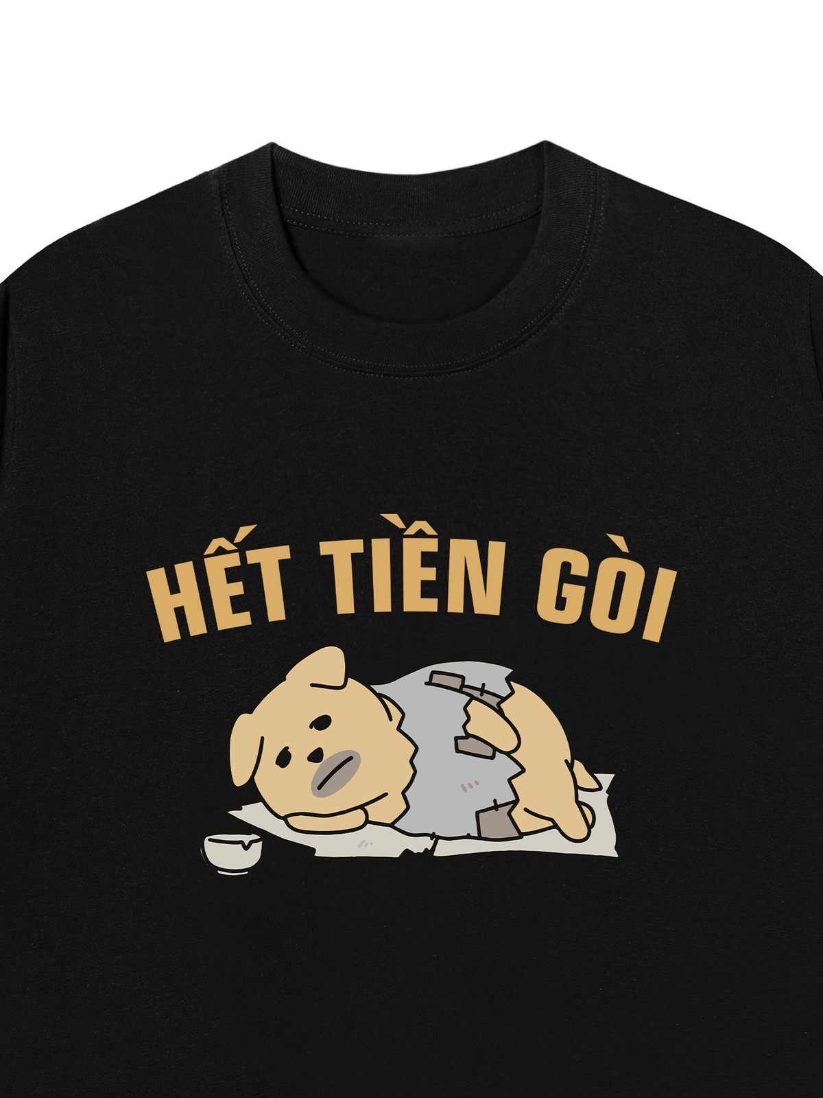 Áo Thun Relaxed Fit Hết Tiền Gòi