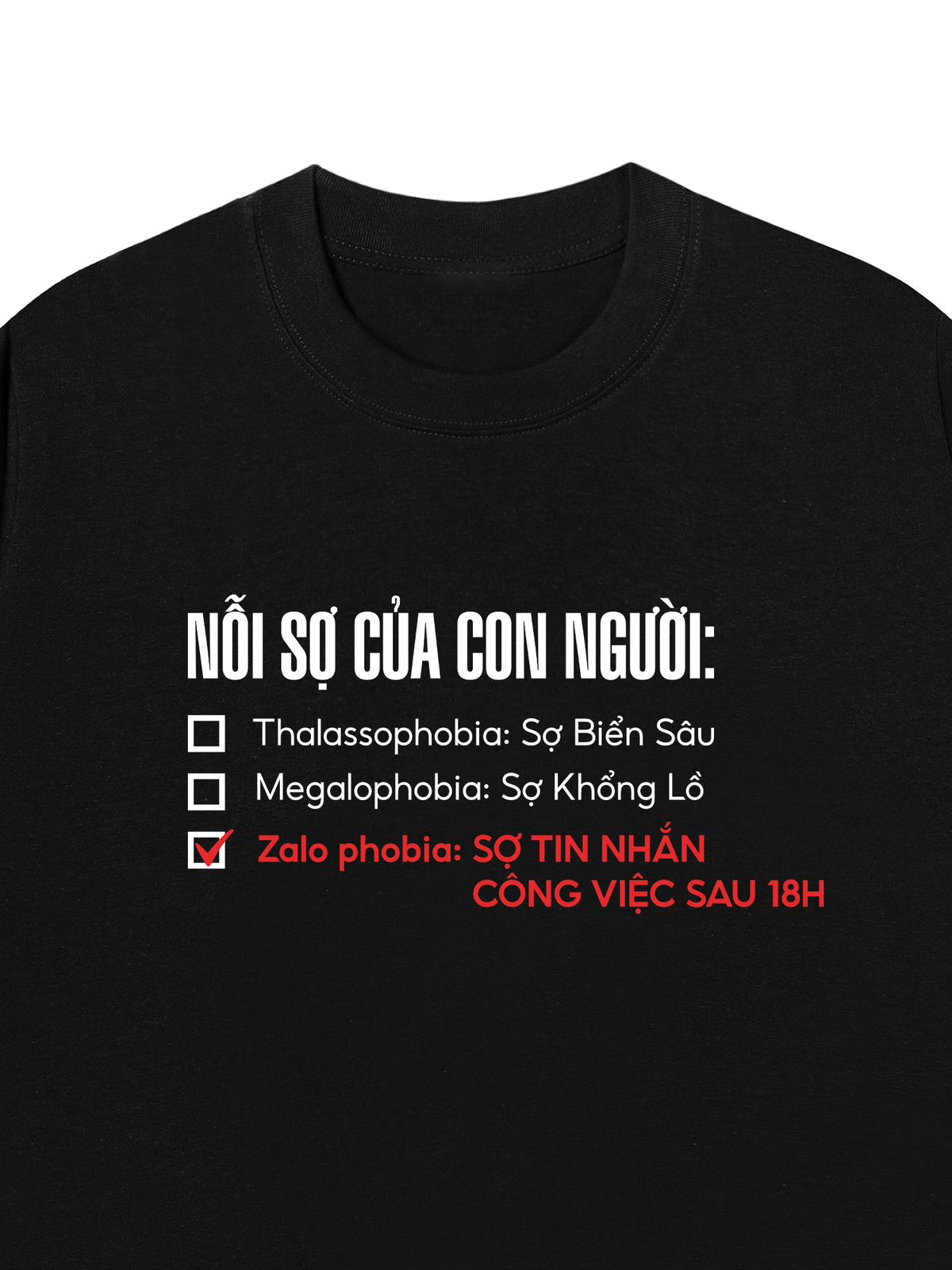Áo Thun Relaxed Fit Zalophobia