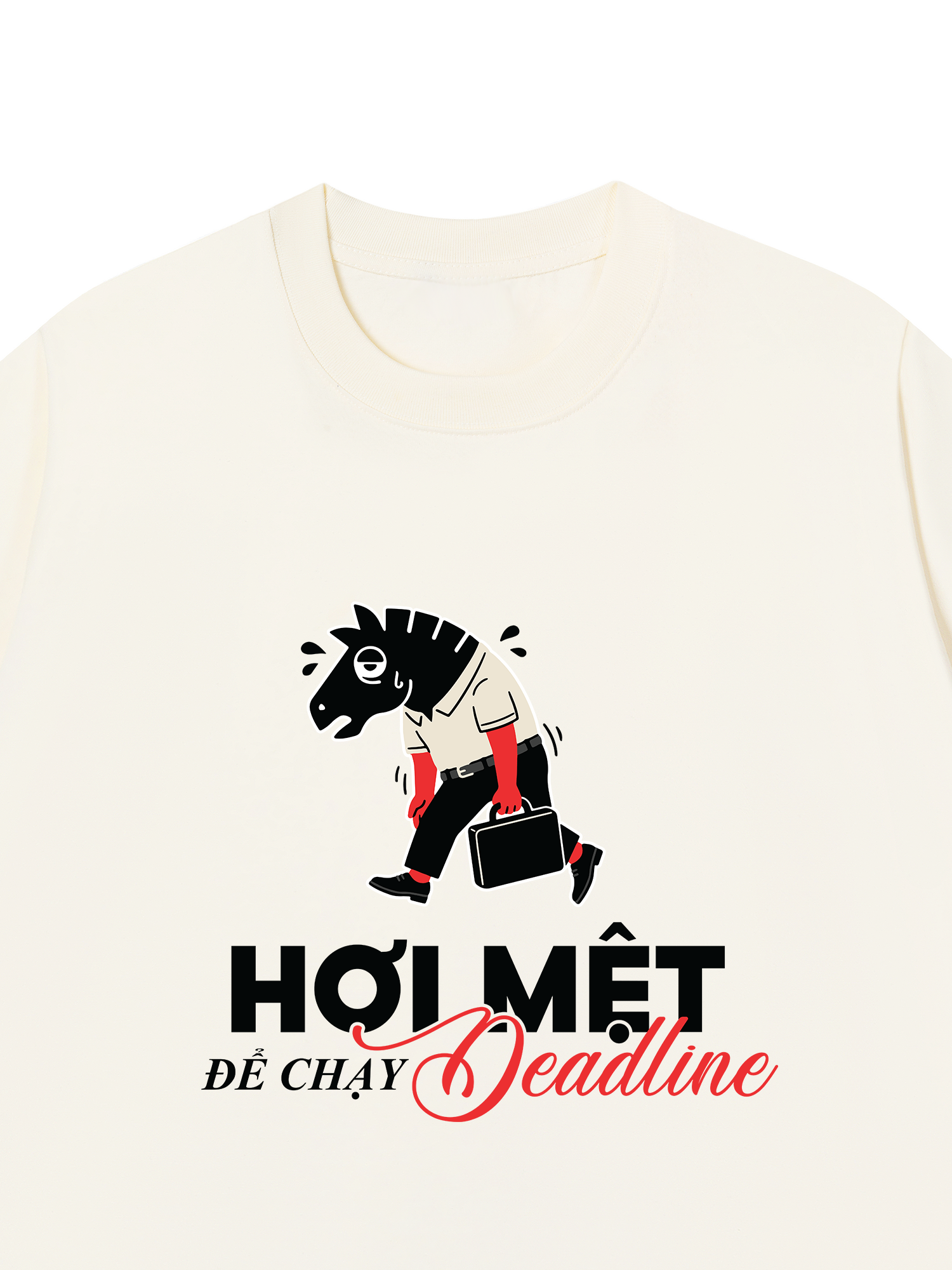 Áo Thun Relaxed Fit Chạy Deadline
