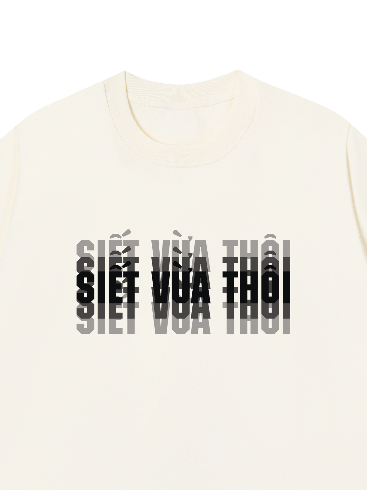 Áo Thun Relaxed Fit Siết Vừa Thôi