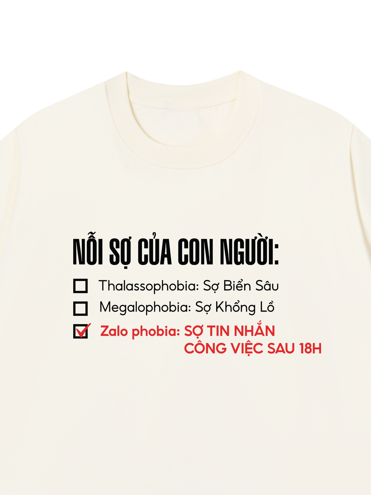 Áo Thun Relaxed Fit Zalophobia